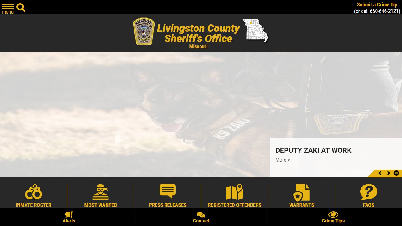 Inmate Roster - Livingston County Missouri Sheriff
