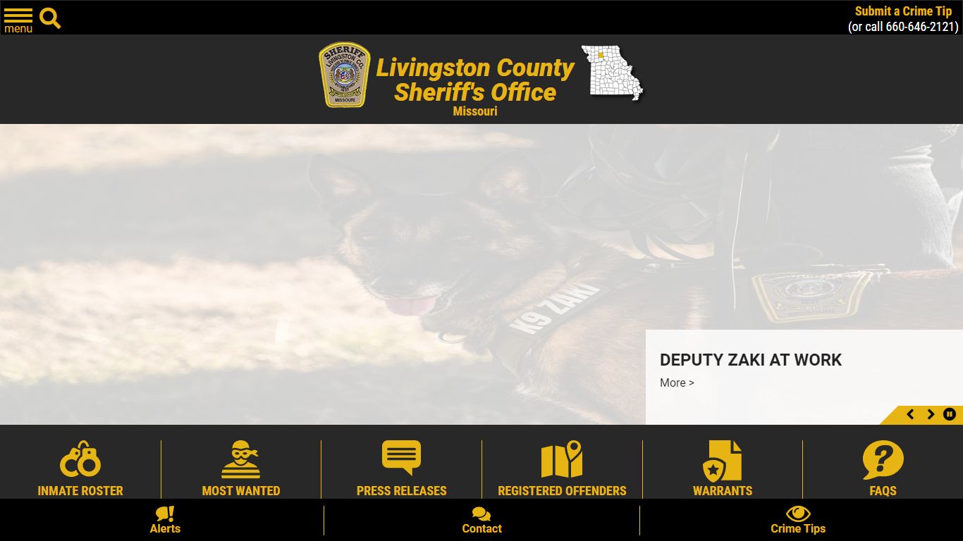 Inmate Roster - Livingston County Missouri Sheriff